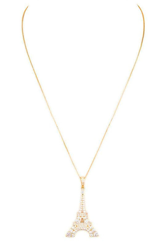 Eiffel Tower Pendant Necklace