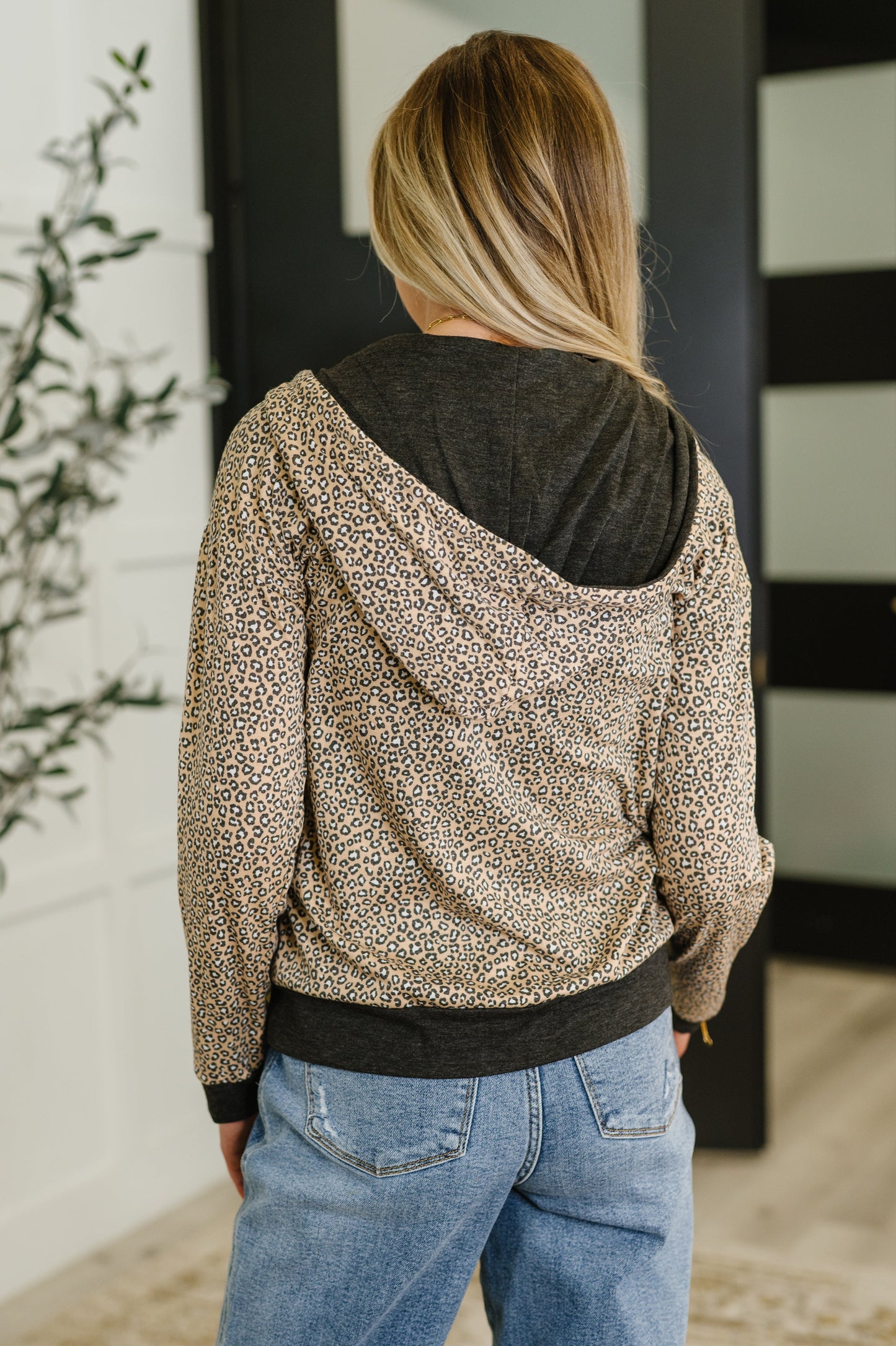 Fiona Contrast Trim Zip Up