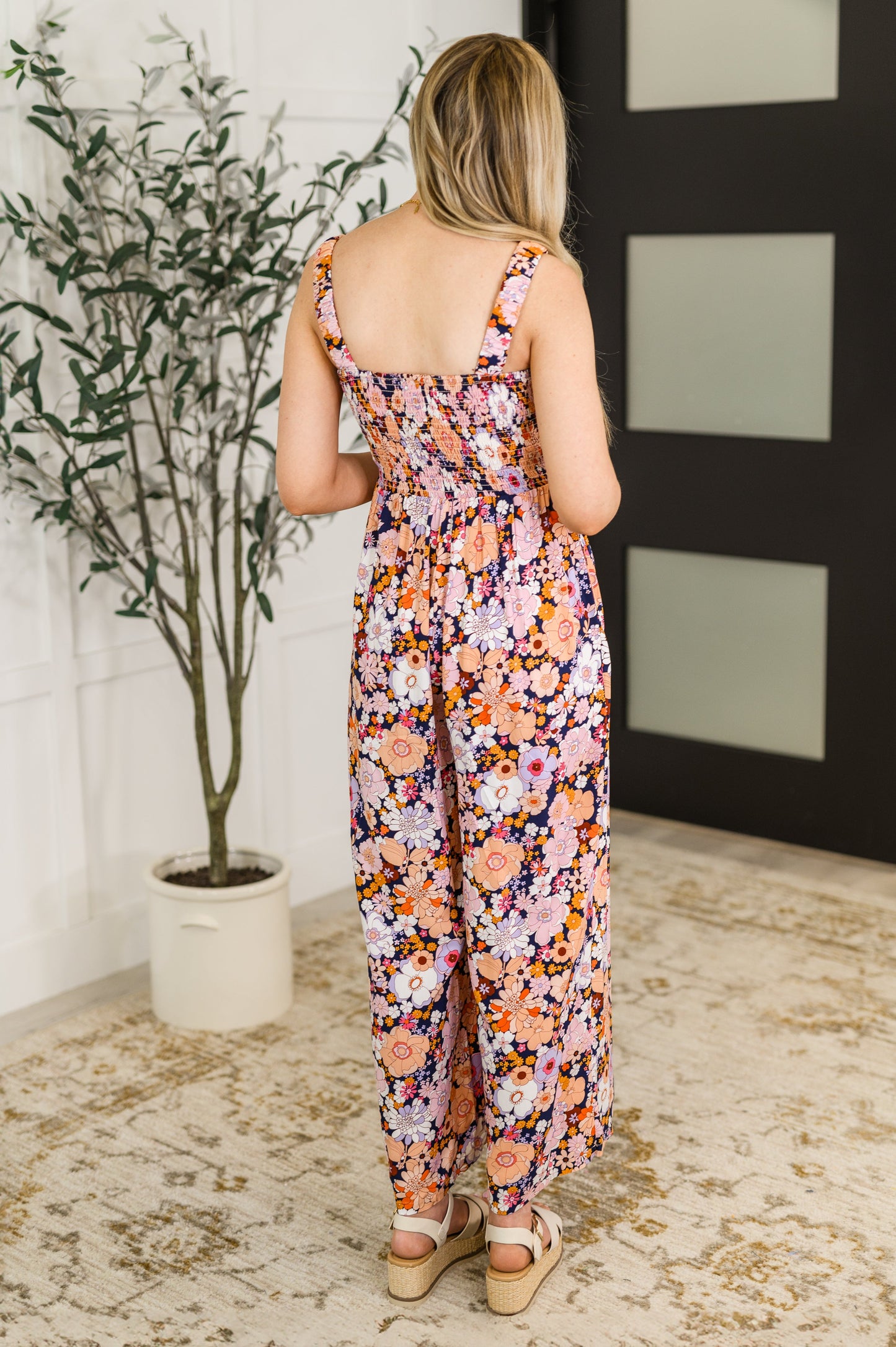 Harley Floral Jumpsuit in Retro Floral