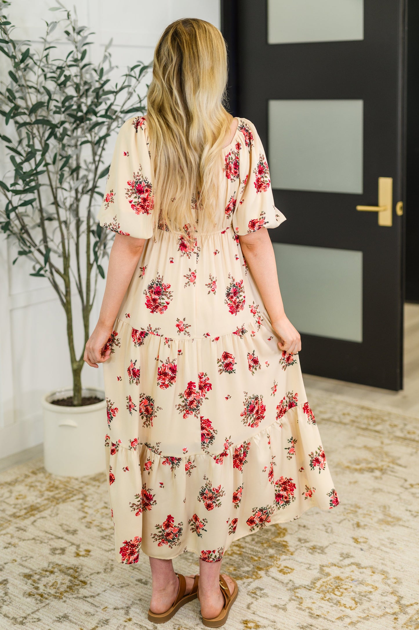 Evangeline Balloon Sleeve Dress