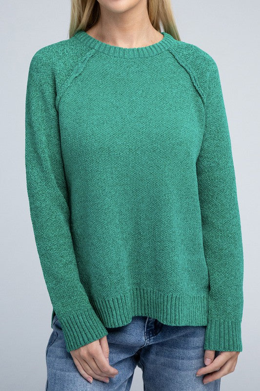 Mackenzie Raglan Chenille Sweater