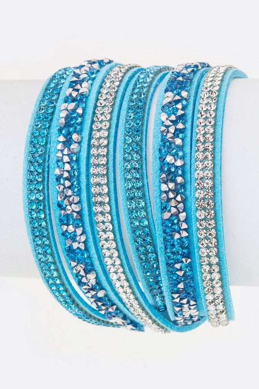 Crystal Layer Wrapped Cuff