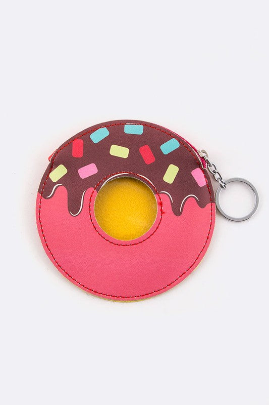 Sprinkled Donut Coin Purse