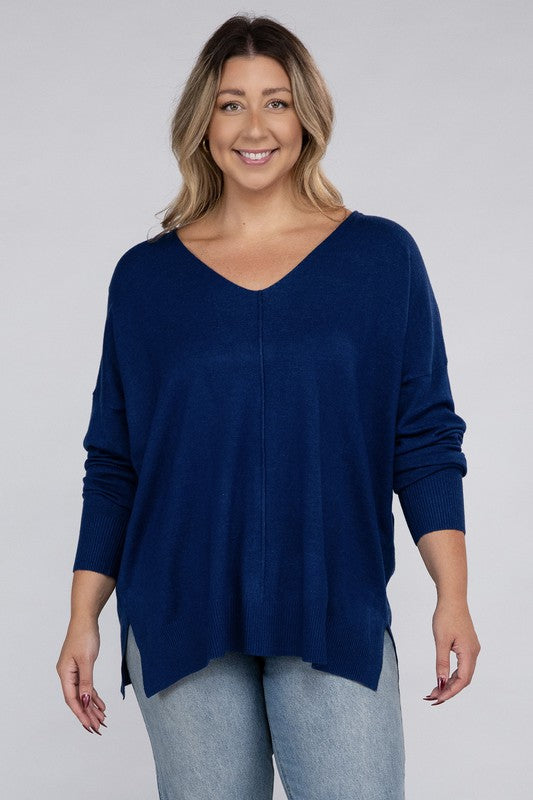 Sydney Front Seam Sweater Plus