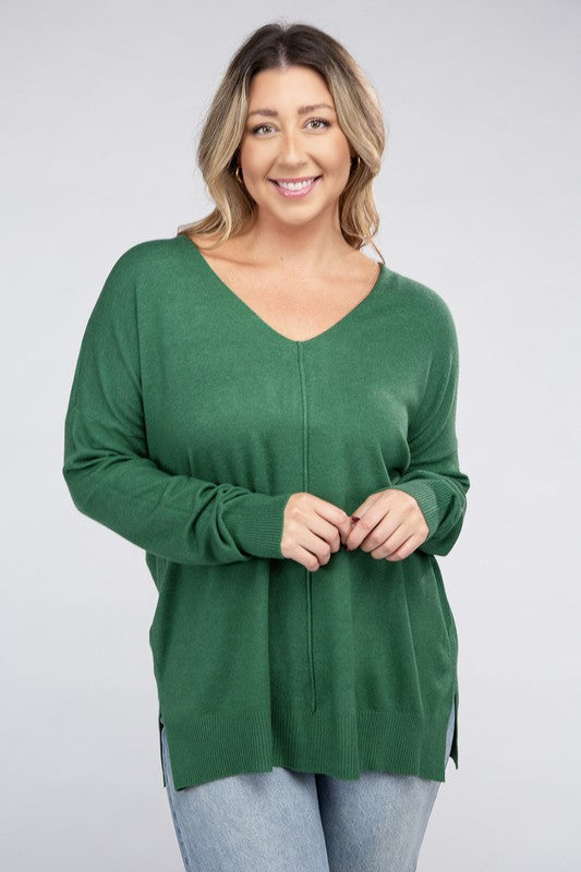 Sydney Front Seam Sweater Plus