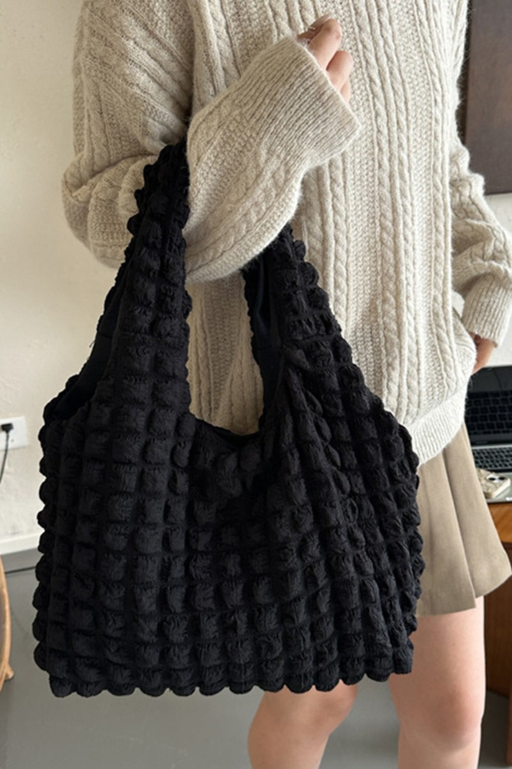 Cloud Puffy Shoulder Tote Bag