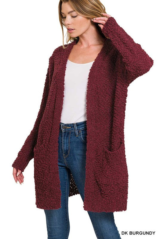 Rayma Popcorn Sweater Cardigan