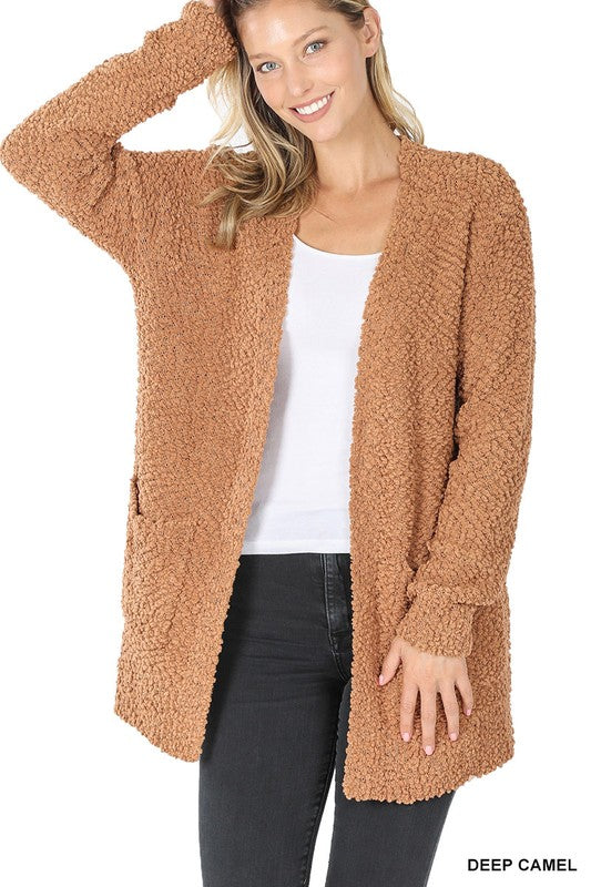 Rayma Popcorn Sweater Cardigan