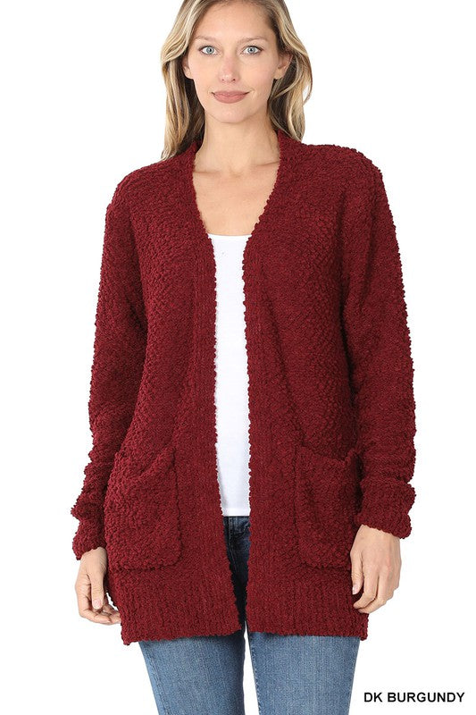 Rayma Popcorn Sweater Cardigan