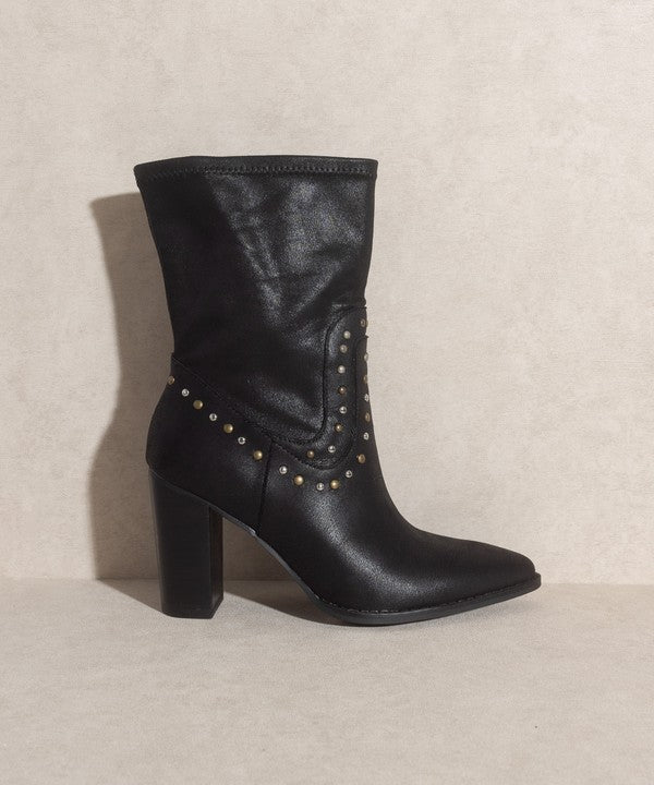 Oh Paris Studded Boots