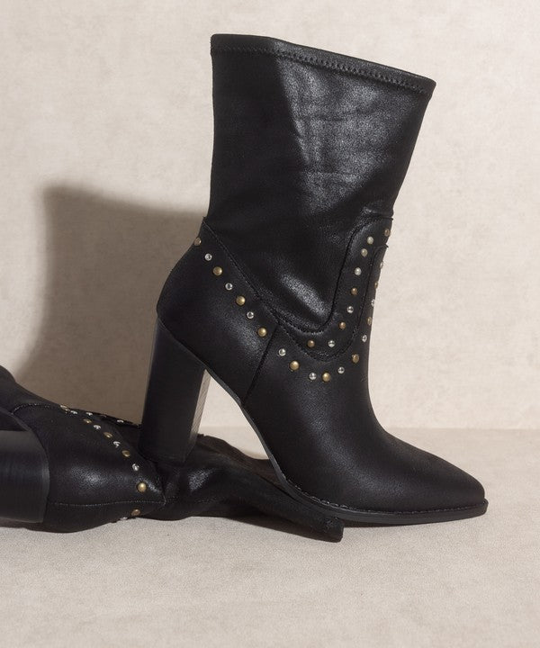 Oh Paris Studded Boots