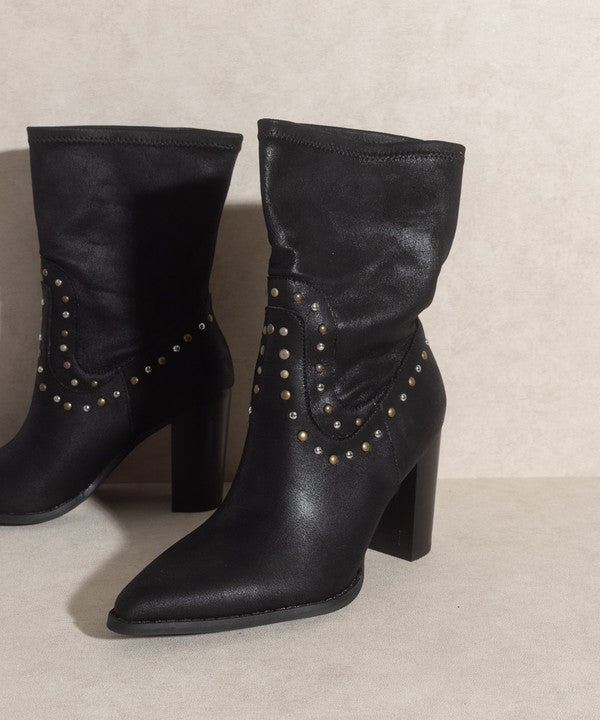 Oh Paris Studded Boots