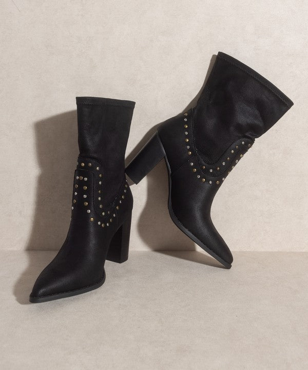 Oh Paris Studded Boots