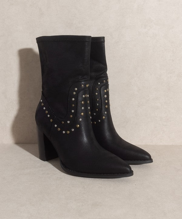 Oh Paris Studded Boots