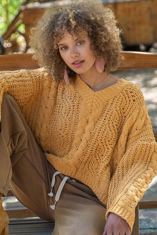 Blakely Twisted Knit Sweater