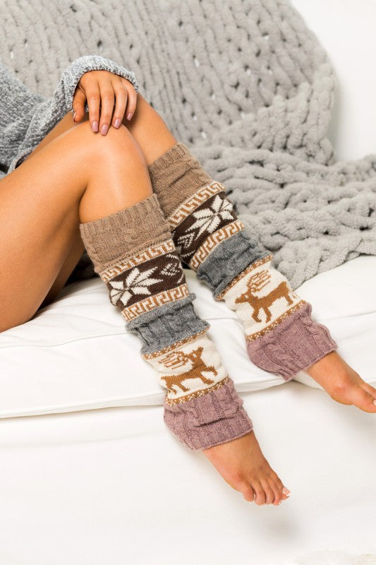 Snowflake Leg Warmers