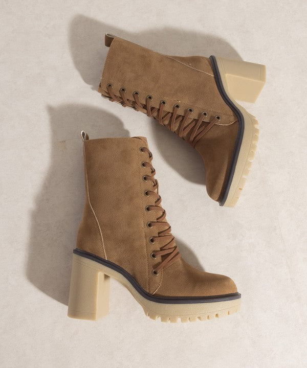 Jenna Jane Platform Military Boots