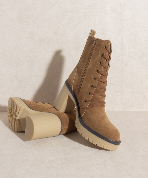 Jenna Jane Platform Military Boots