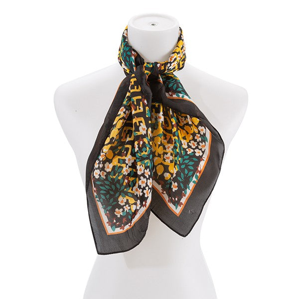 Zuri Fall Silk Scarf