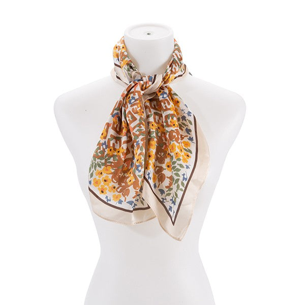 Zuri Fall Silk Scarf