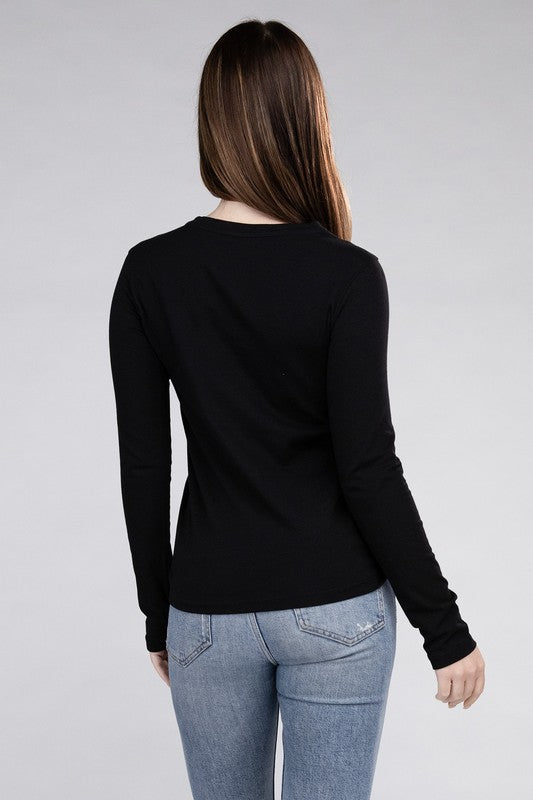 Josie Crew Neck Long Sleeve T-Shirt