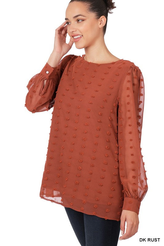 Dorothy Swiss Dot Blouse