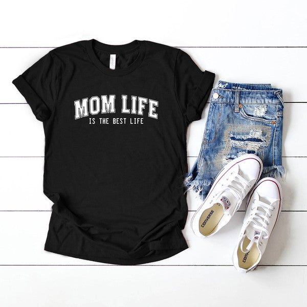 Varsity Mom Life Short Sleeve Tee