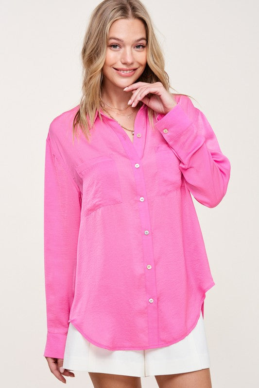 Hadassah Button Down Top