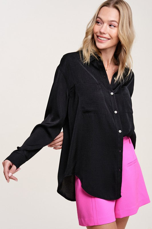 Hadassah Button Down Top