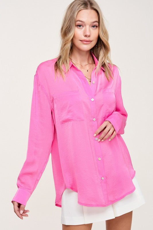 Hadassah Button Down Top