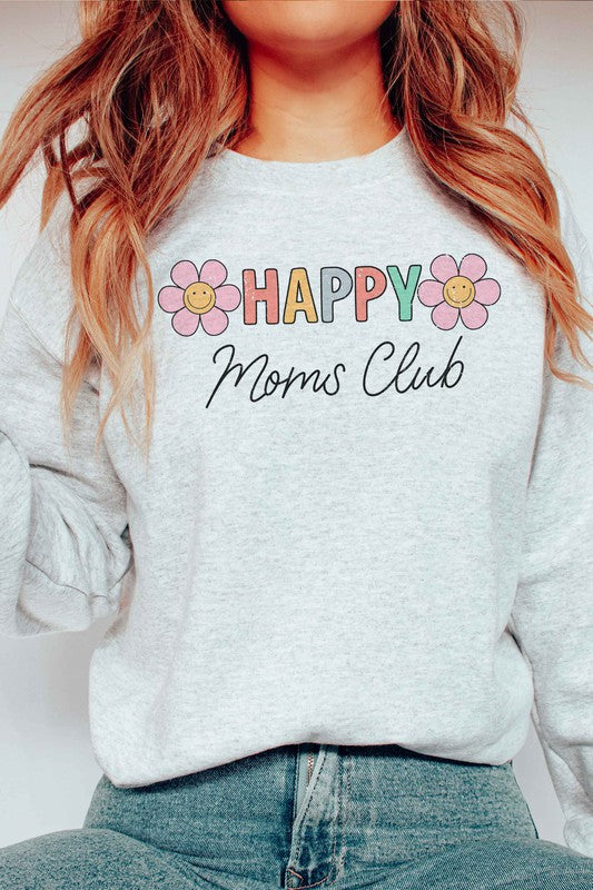 HAPPY MOMS CLUB Graphic Sweater