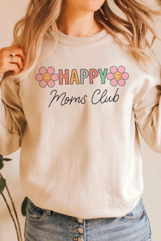 HAPPY MOMS CLUB Graphic Sweater