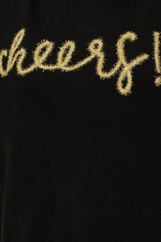 Cheers Pullover Sweater Plus