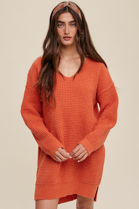 Delia Ribbed Knit Sweater