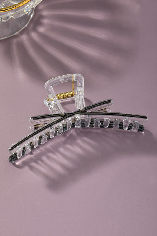 X Shape Clear Hair Claw