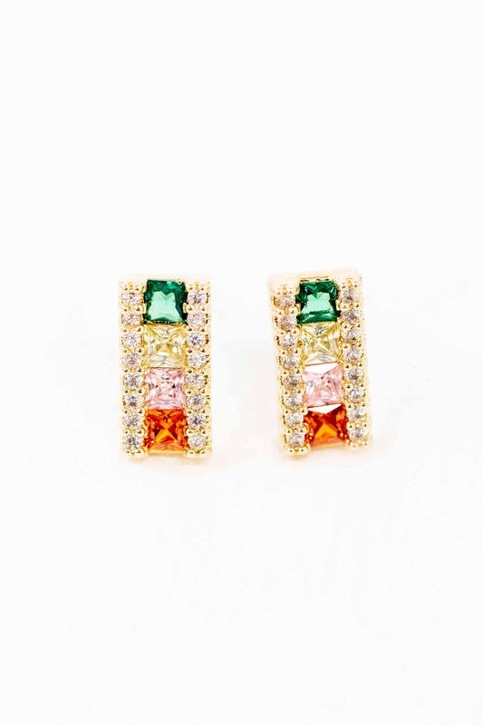 Fruit Drop Stud Earrings