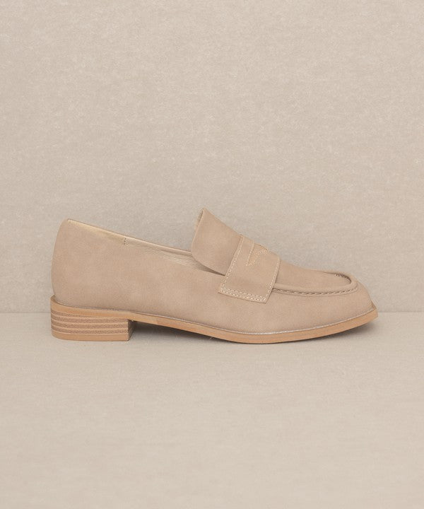 Junie Jane Square Toe Penny Loafers