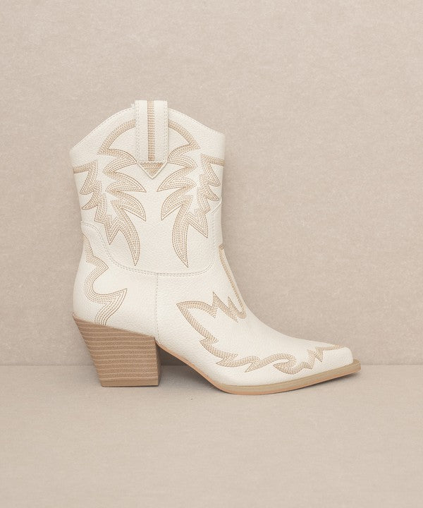 Nantia Embroidered Cowboy Boots