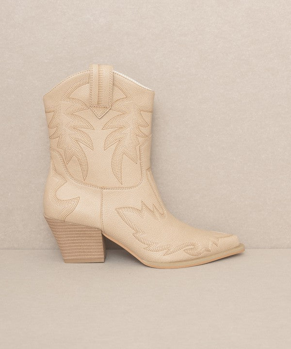 Nantia Embroidered Cowboy Boots