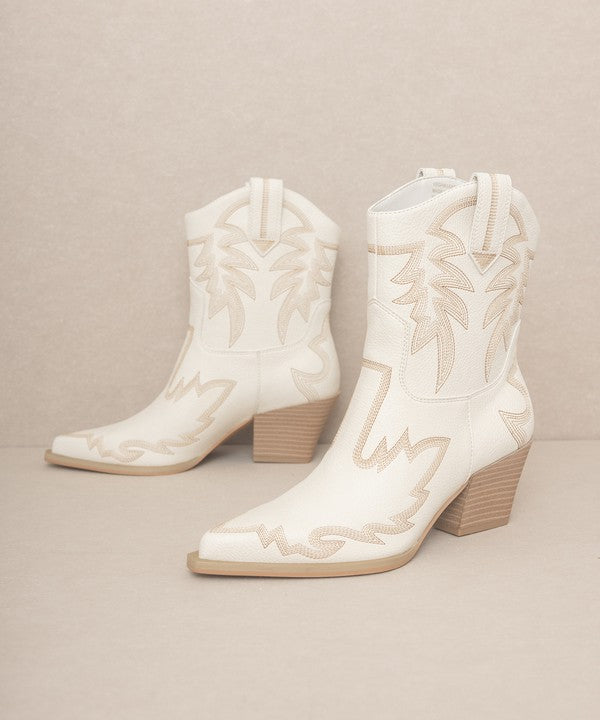 Nantia Embroidered Cowboy Boots