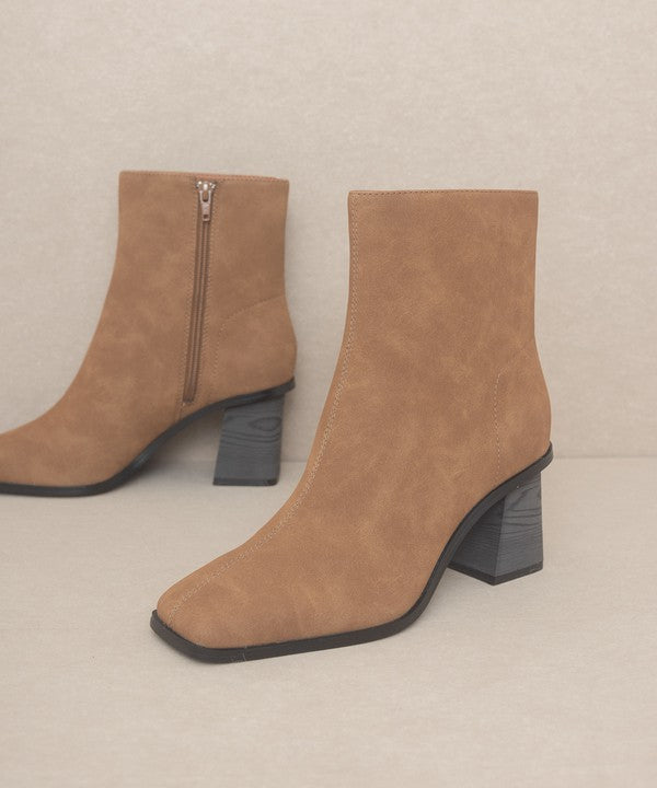 Verena Square Toe Ankle Boots