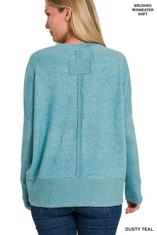 Quinn Brushed Dolman Sleeve Sweater