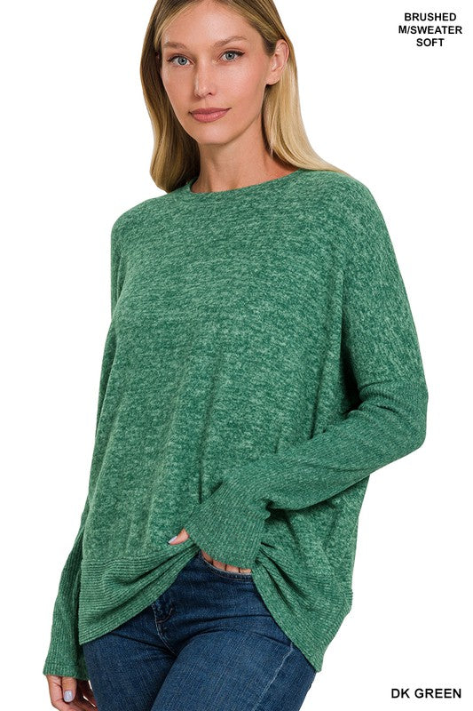 Quinn Brushed Dolman Sleeve Sweater