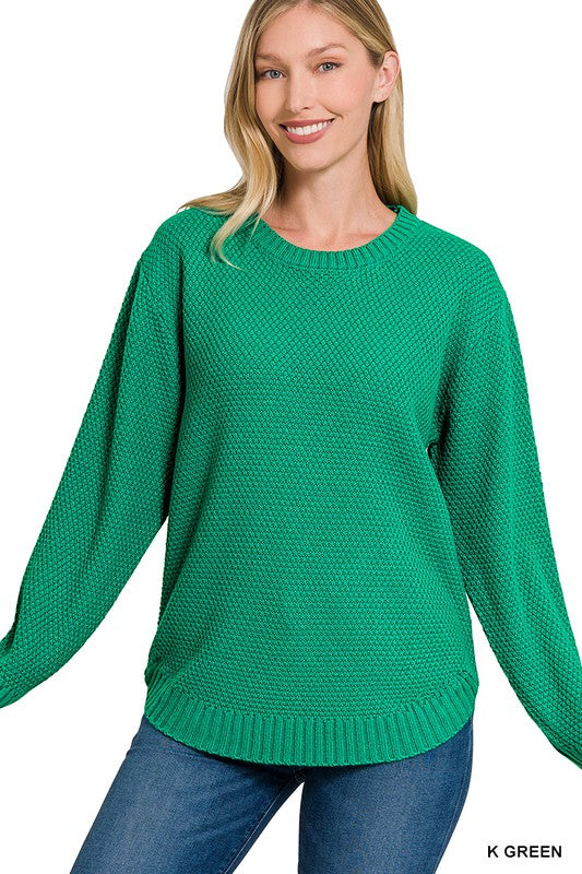 Libby Round Neck Basic Sweater