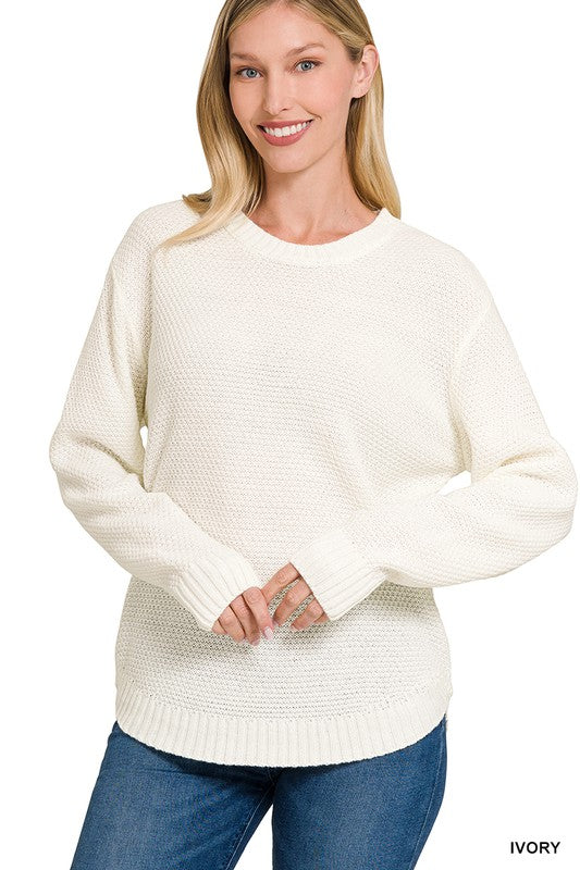 Libby Round Neck Basic Sweater
