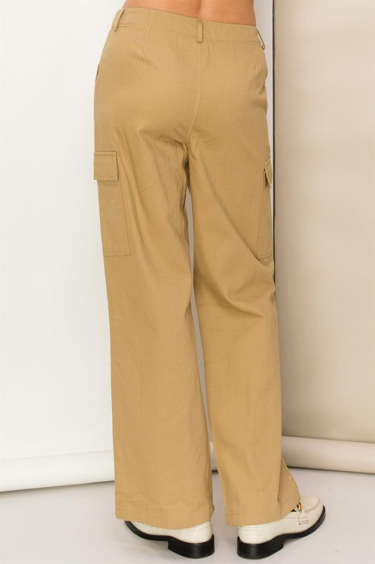 Weekend Chill High Waist Cargo Pants