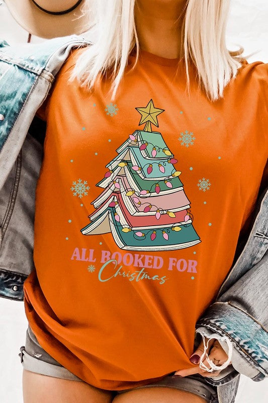 All Booked For Christmas Tee