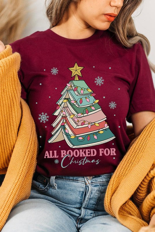 All Booked For Christmas Tee