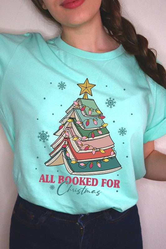 All Booked For Christmas Tee