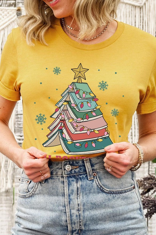 All Booked For Christmas Tee